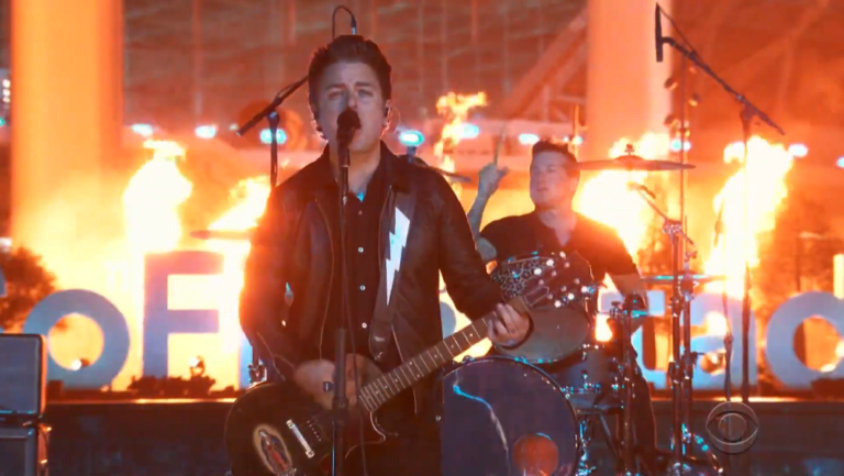 Green Day esibizione all' NFL Honors