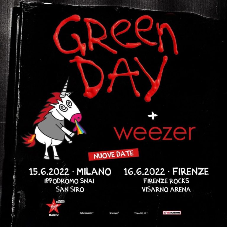 Green Day Milano e Firenze 2022